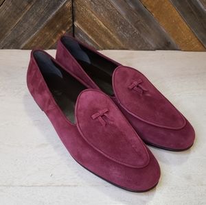 Bomberos "Reuda" Handmade Suede Loafers NWOB